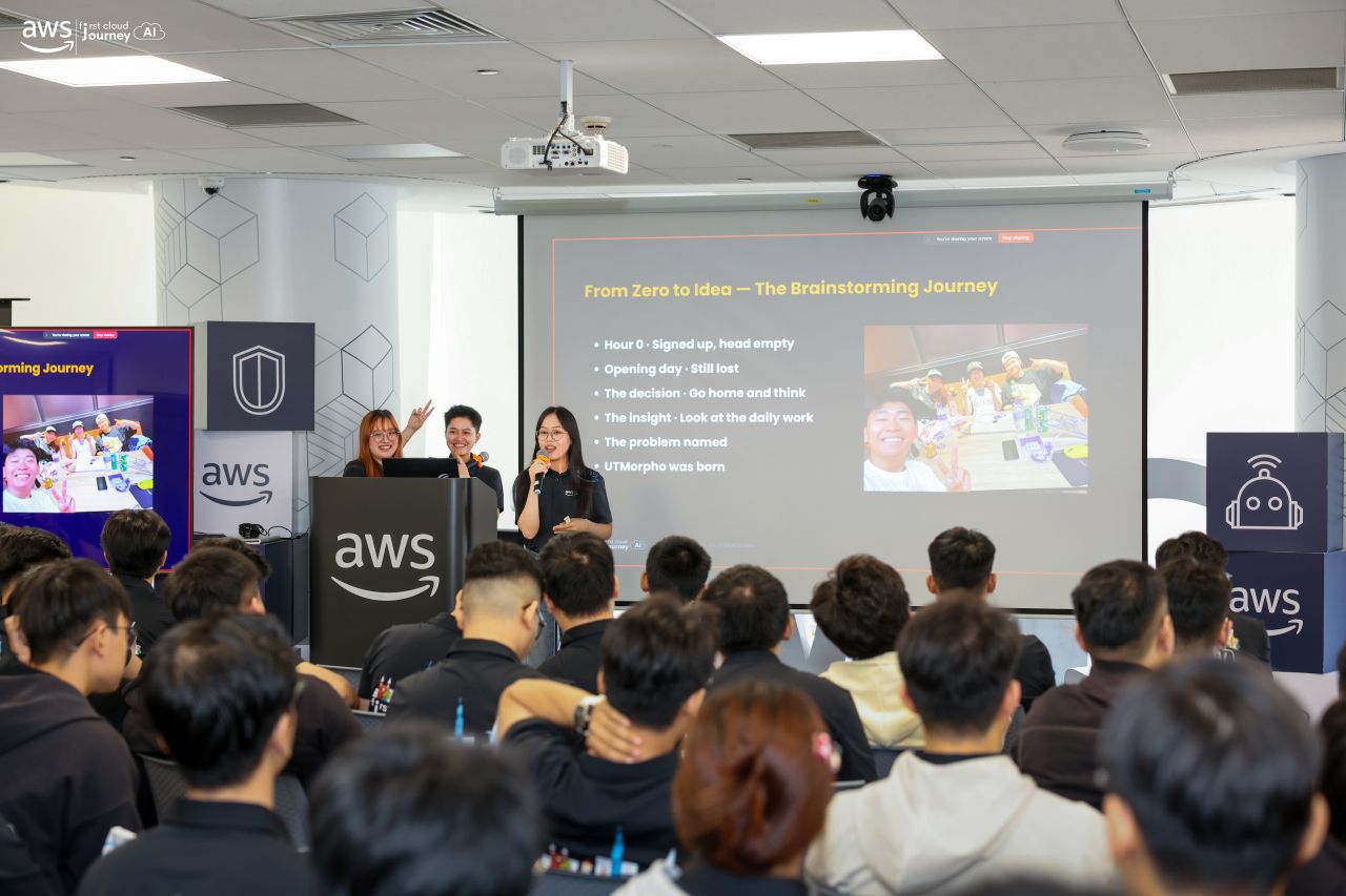 Ms. Ngoc Uyen speaking